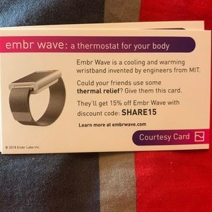 Embr wave thermostat for your body